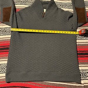 Billy Reid Quilted Diamond Shawl pullover